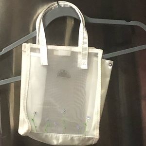 Sarah Michaels Small Embroidered Tote Bag- 495 $15 or $10 w/offer